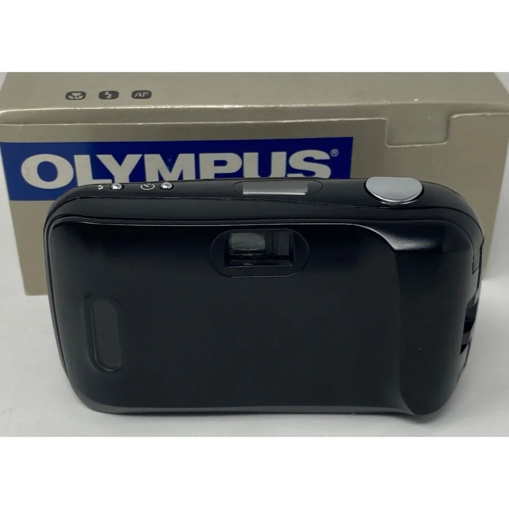 Olympus μ Mju Infinity Stylus 35mm Film Camera Collector Quality Outfit LOOK!